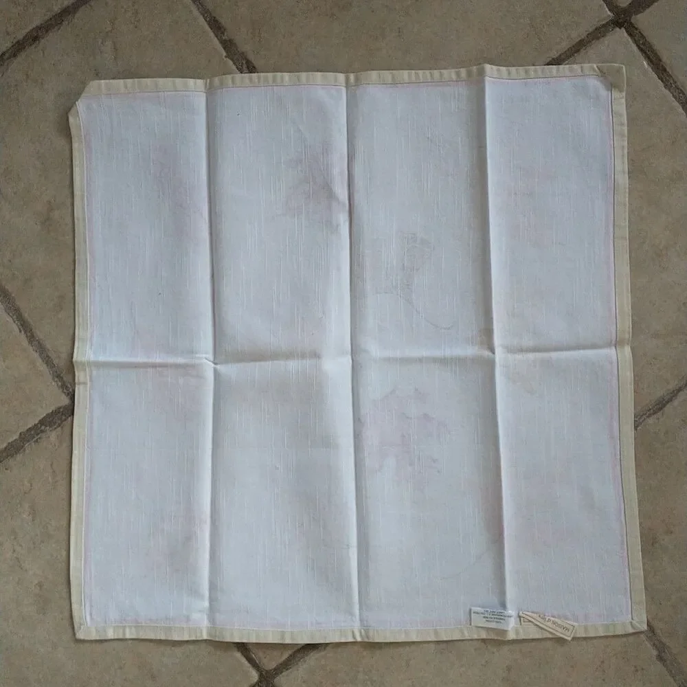 Maison d'Hermine Cloth Napkins Leaf Print Fall Cotton Set of 12x Square 20x20”
